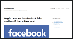 Desktop Screenshot of inicio-sesion.com