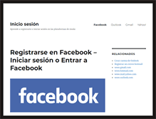 Tablet Screenshot of inicio-sesion.com